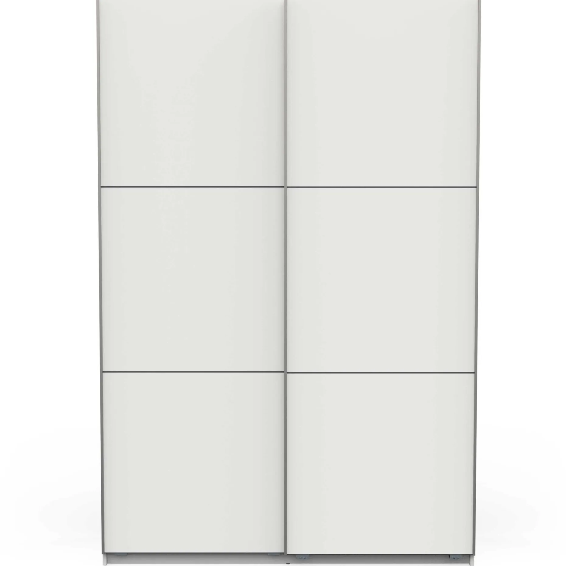 Alhambra Kleiderschrank - 148x60x223,70 cm - Weiß/Spanplatte