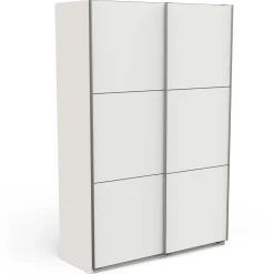 Alhambra Kleiderschrank - 148x60x223,70 cm - Weiß/Spanplatte