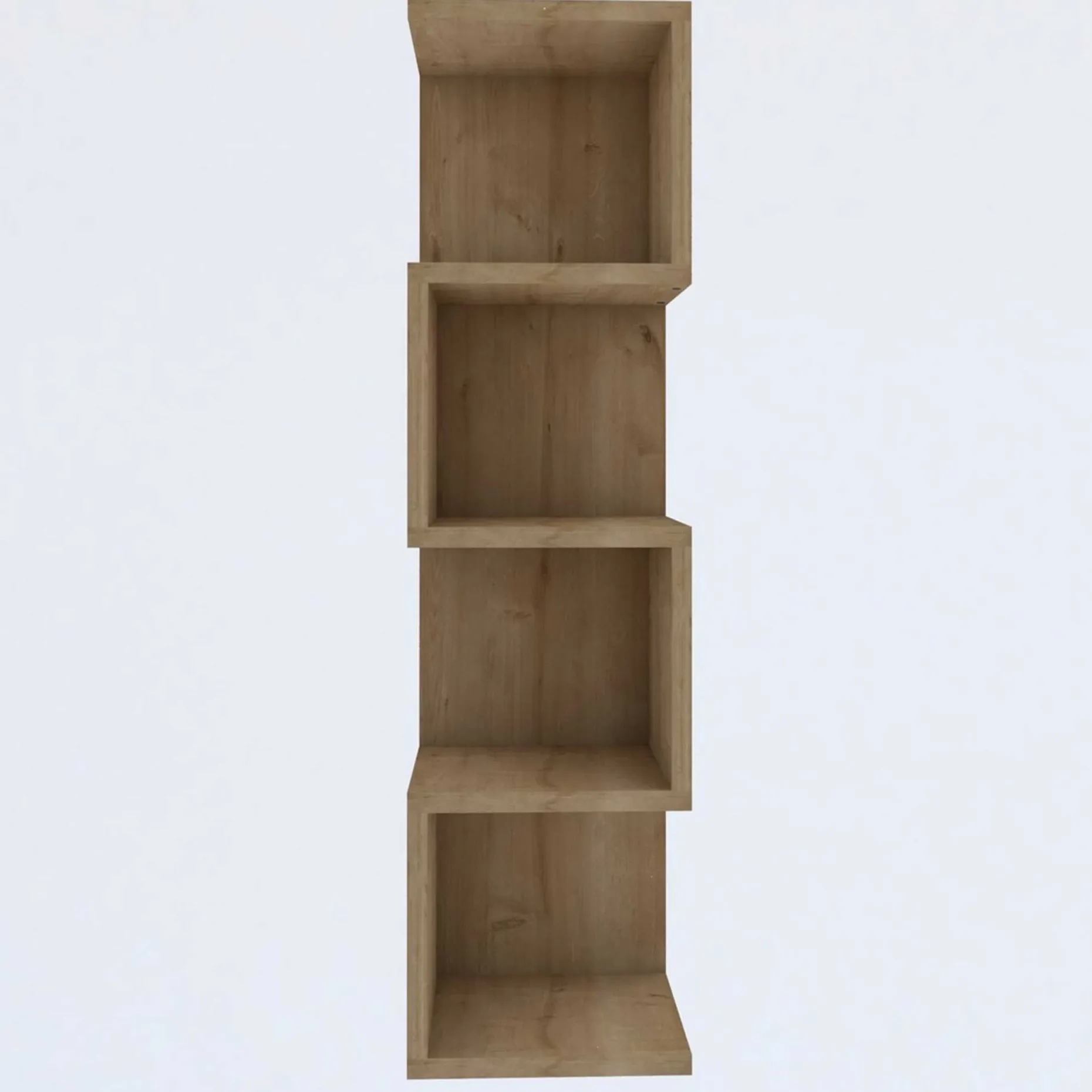 Alin Bücherregal | 100 % MELAMIN | Saphir-Eiche