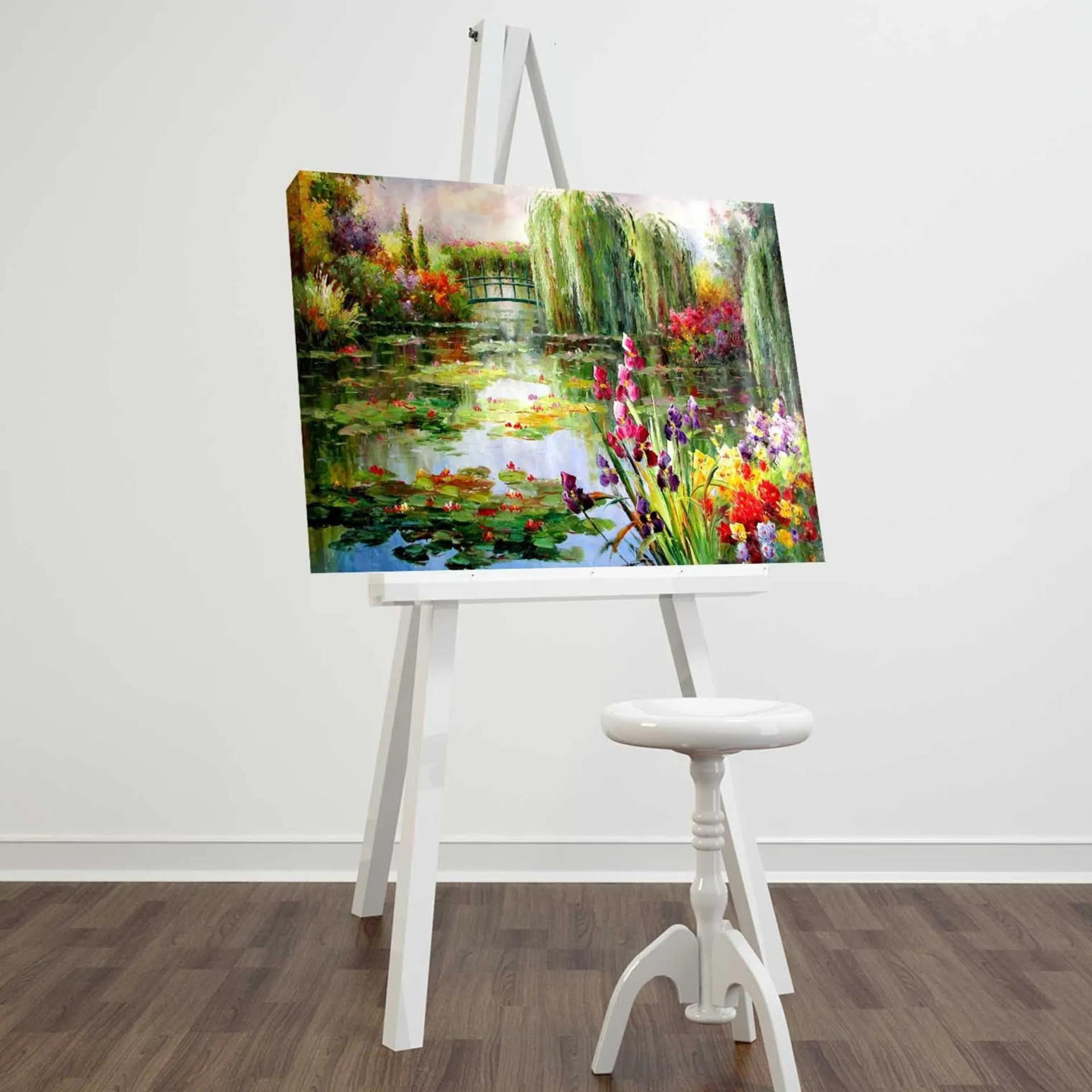 Emob Alkmene Dekoratives Leinwandbild | Holzrahmen | 45 x 70 cm