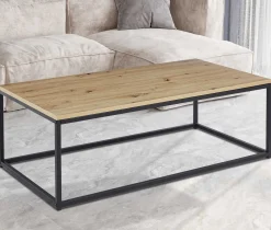Rousseau Altes Eichendekor Couchtisch - Dallas | H-H 40 x B-L 120 x T-P 60 cm