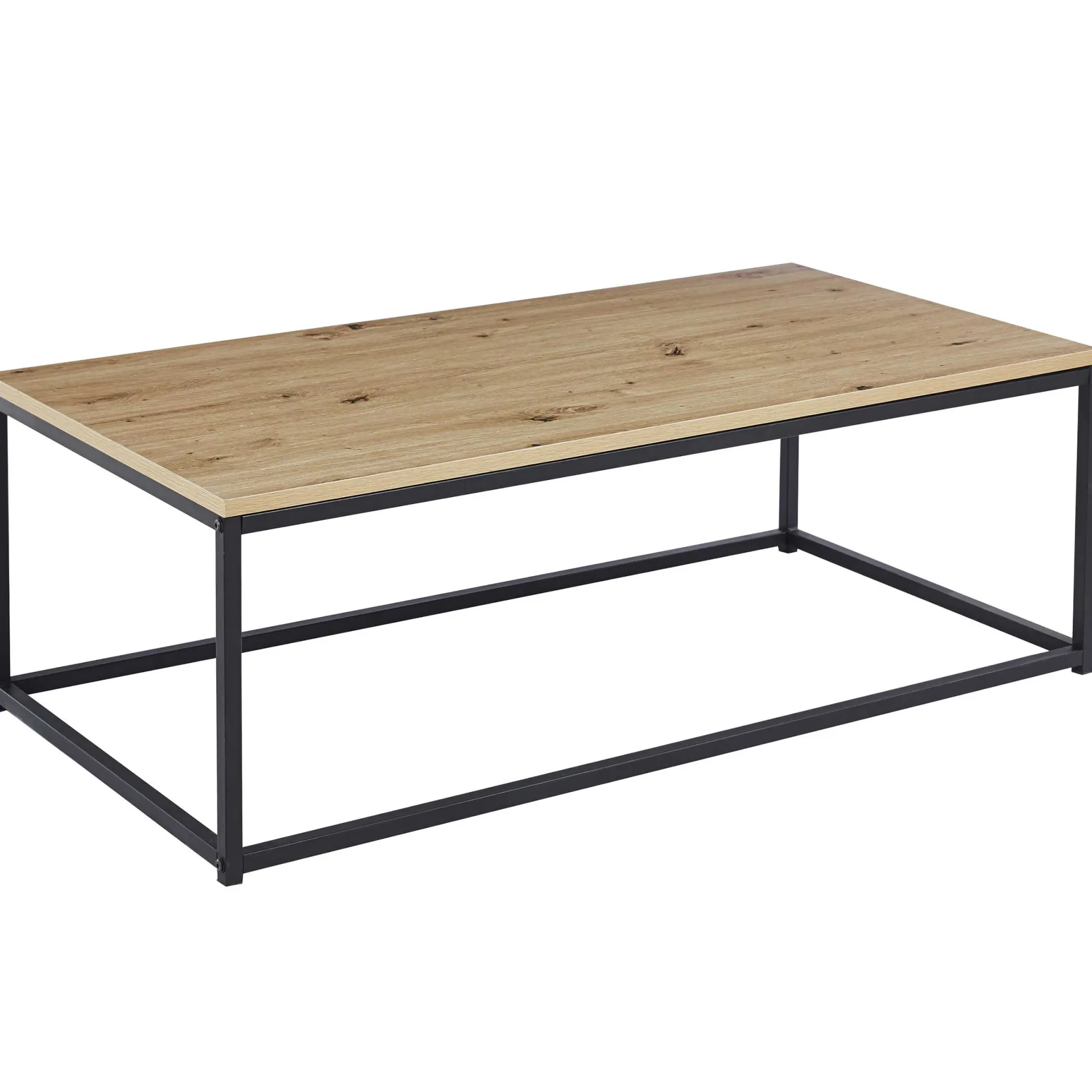 Rousseau Altes Eichendekor Couchtisch - Dallas | H-H 40 x B-L 120 x T-P 60 cm