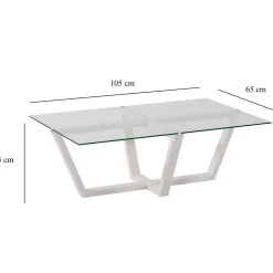 Emob Amalfi Couchtisch | GEHÄRTETES GLAS |