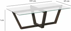 Emob Amalfi Couchtisch | GEHÄRTETES GLAS |