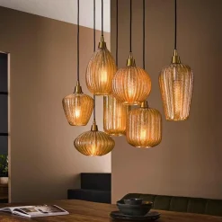 Emob Ambrioso Hängeleuchte 95 cm-Amber