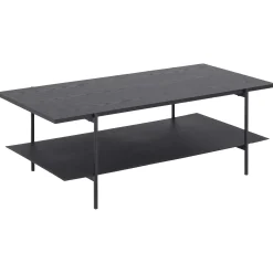 Emob Angus Rechteckiger Couchtisch - Esche Melamin | 115x60x40cm