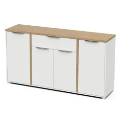 Anrichte Access | 160,7 x 39,6 x 85,6 cm | Weiß