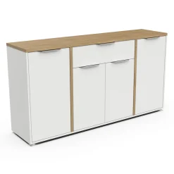 Anrichte Access | 160,7 x 39,6 x 85,6 cm | Weiß