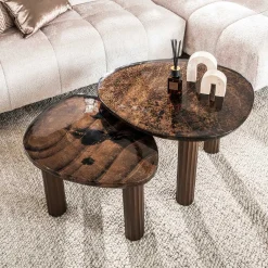 Emob Antik Couchtisch Eclipse L