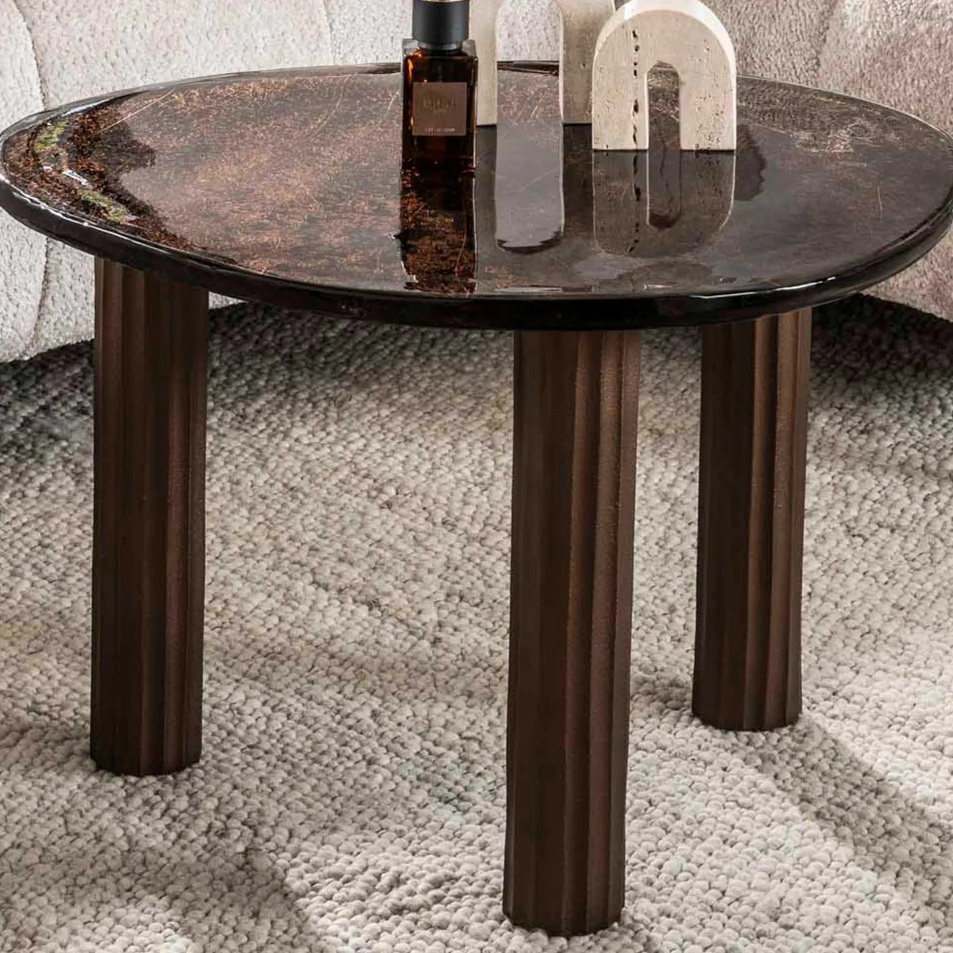Emob Antik Couchtisch Eclipse L