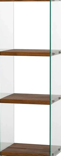 Emob Aqua 3 Bücherregal | GEHÄRTETES GLAS | Natürlich