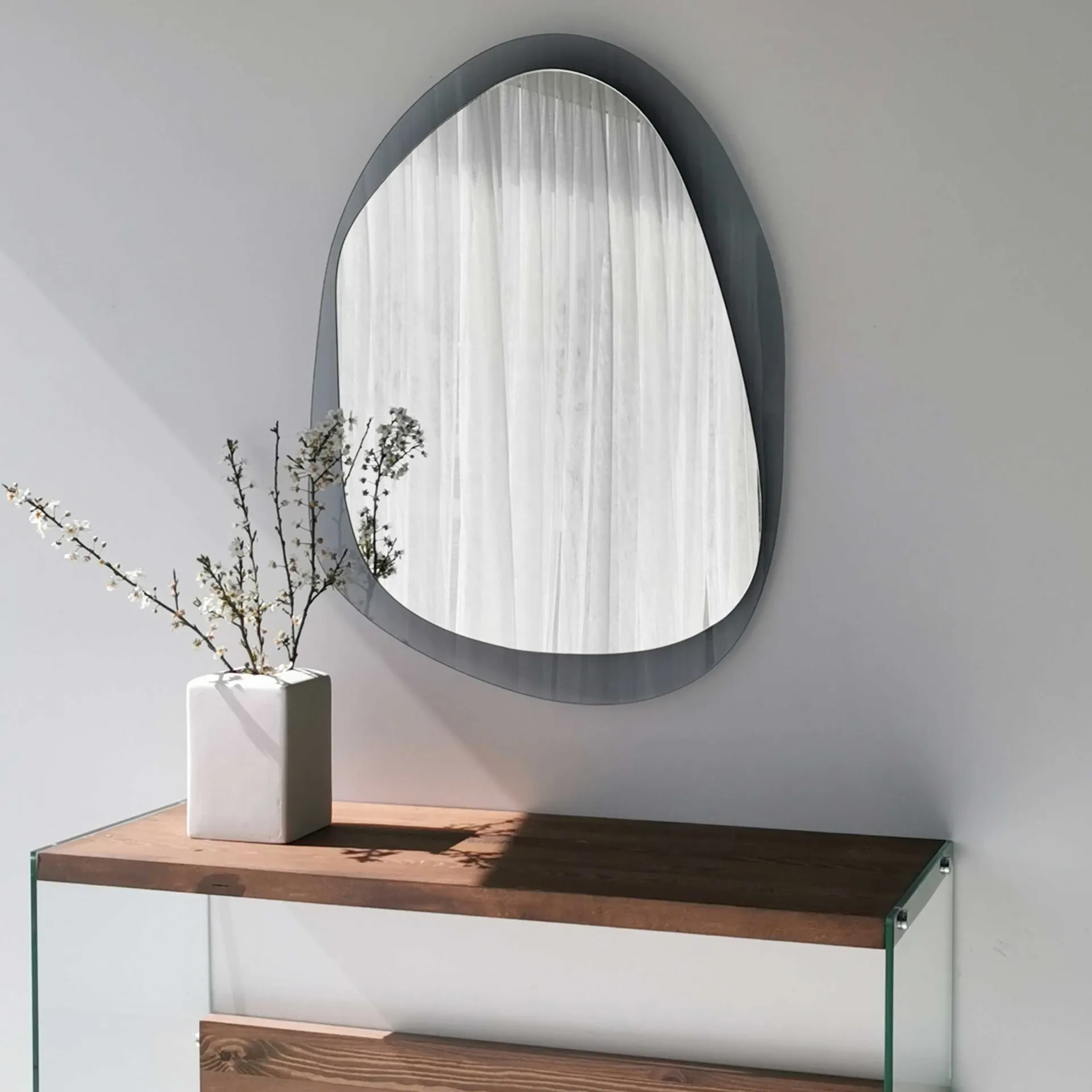 Emob Aqua 2 Spiegel | GEHÄRTETES GLAS | Rauch