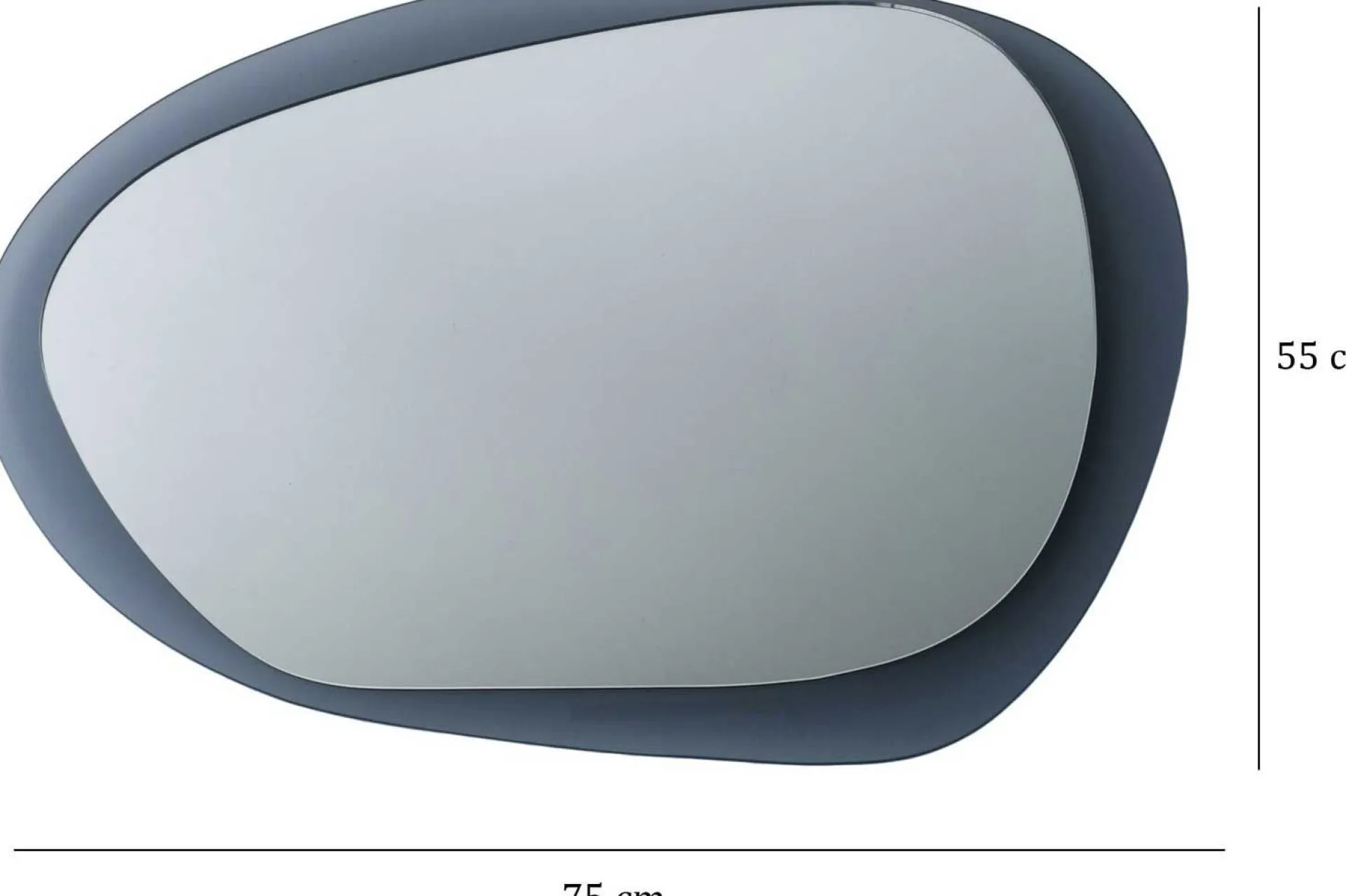 Emob Aqua 2 Spiegel | GEHÄRTETES GLAS | Rauch