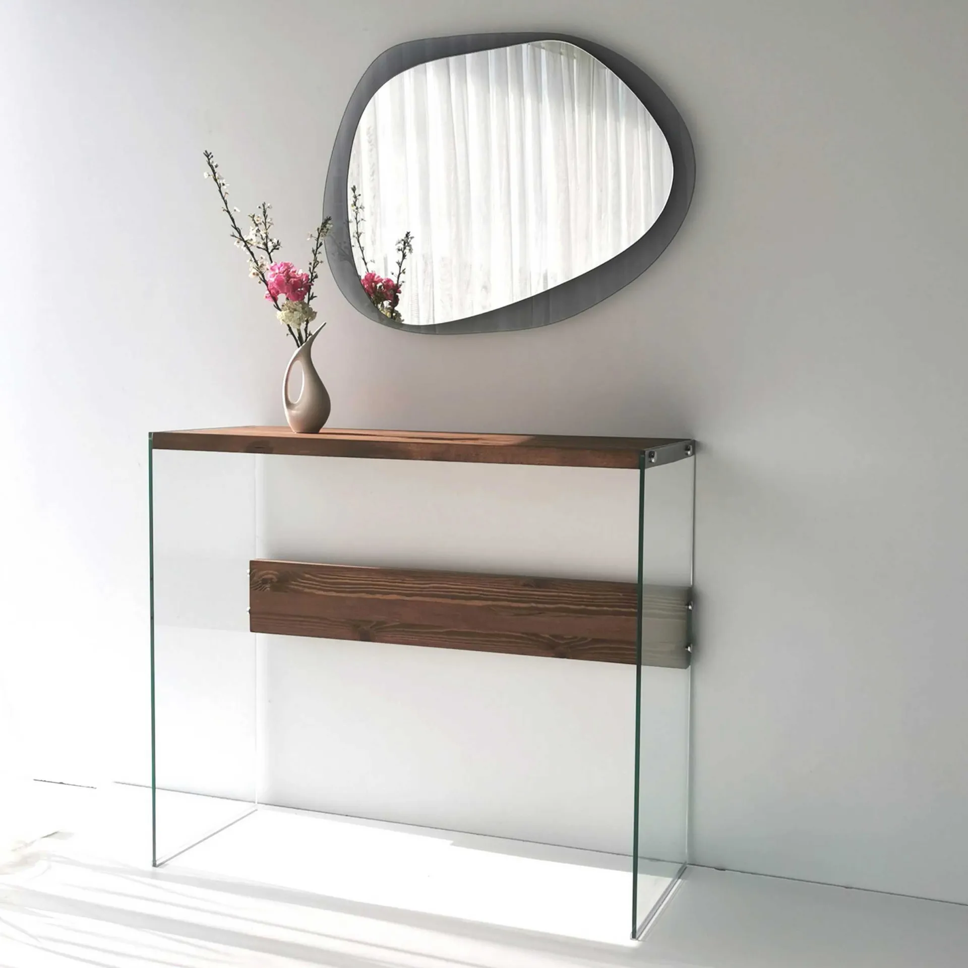 Emob Aqua 2 Spiegel | GEHÄRTETES GLAS | Rauch