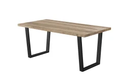 Rousseau Armin 180cm Mango Dekotisch mit Metallfüßen - H75 x B180 x T90 cm