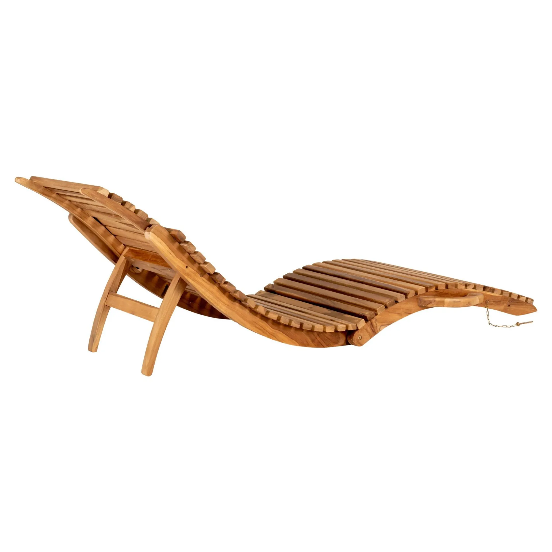House Nordic Arrieta Sonnenliege aus Teakholz Natur