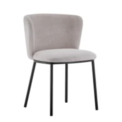 Rousseau Arthur" Stuhl aus m Stoff | Metallbeine | 76x52x54cm