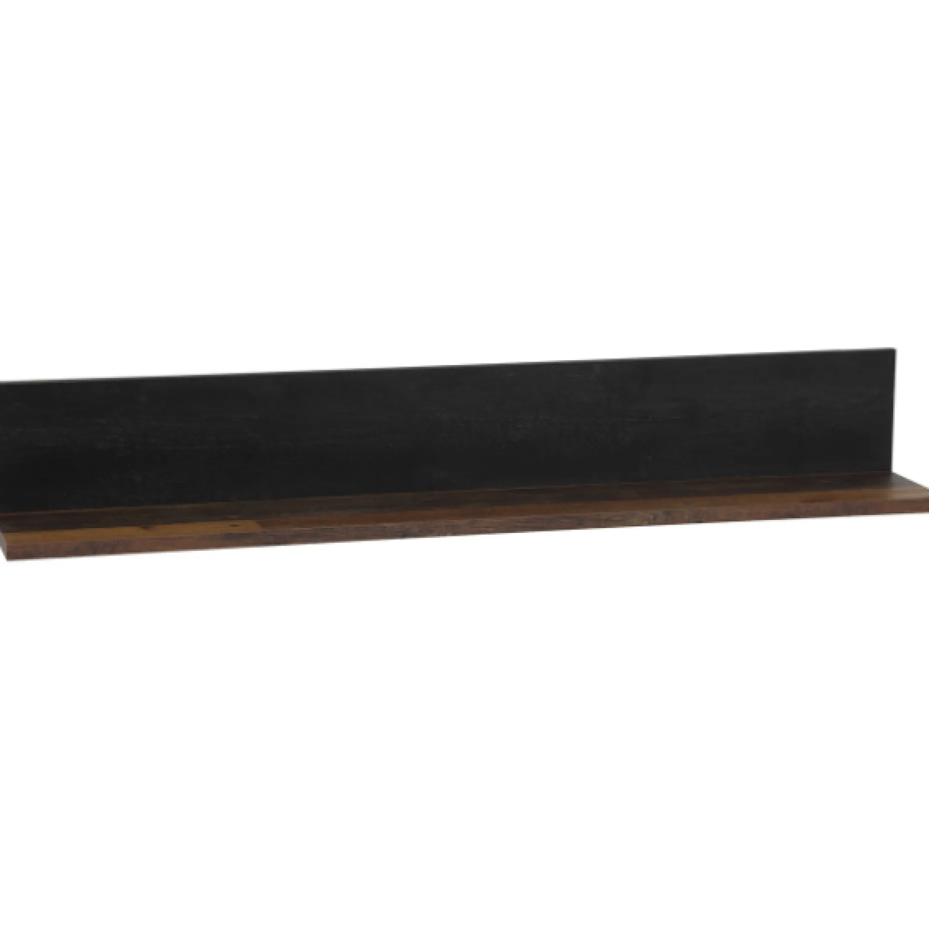 Atnalta Wandregal 135x22 cm-Altholz/schwarz