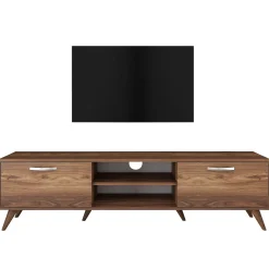A9 TV-Ständer | 100 % MELAMIN | Walnuss