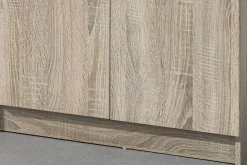 Aufbewahrungsschrank Ray 80cm mit 2 Türen und 4 Einlegeböden - Sonoma Eiche