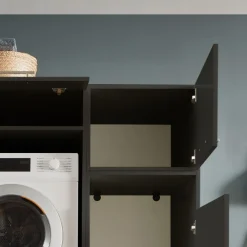 Aufsatzschrank für Waschmaschinenschränke Laundreezy | 50 x 68 x 38 cm | Anthrazit