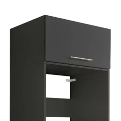 Aufsatzschrank für Waschmaschine Laundreezy | 68 x 68 x 38 cm | Schwarz