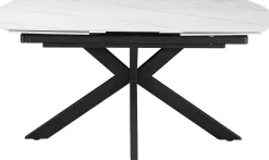 Rousseau Ausziehbarer Esstisch Aries - 160/240x90x77cm - gesinterter Stein - Marmor