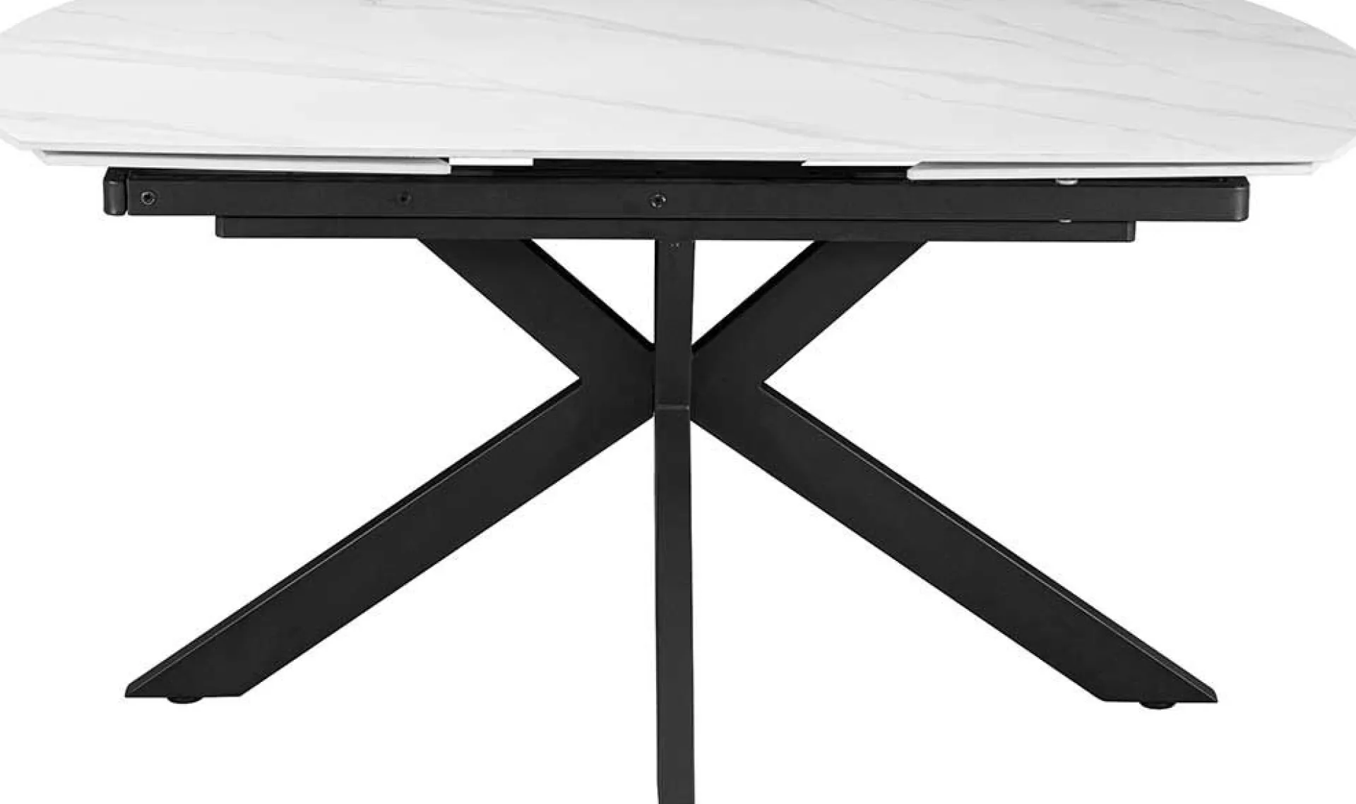 Rousseau Ausziehbarer Esstisch Aries - 160/240x90x77cm - gesinterter Stein - Marmor