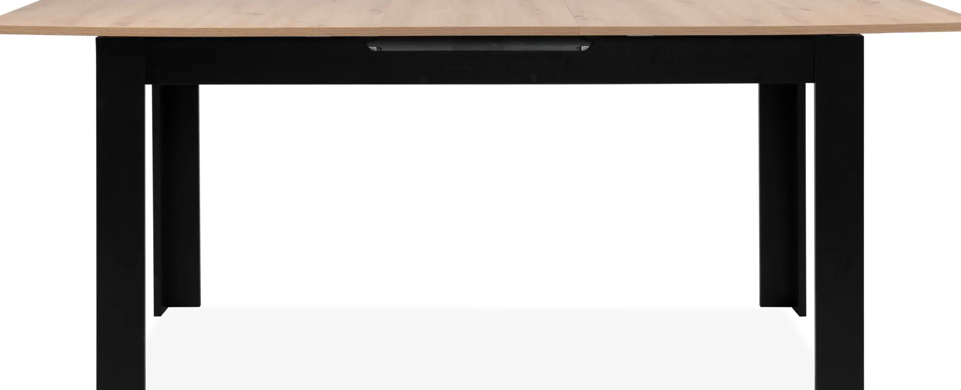 Finori Ausziehbarer Esstisch Birma - 160/200x80x75cm - Artisan Eiche/schwarz