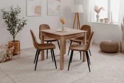 Finori Ausziehbarer Esstisch Coburg 80/120 - Eiche