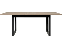 Finori Ausziehbarer Esstisch Damon 160/200x90 - Eiche/anthrazit
