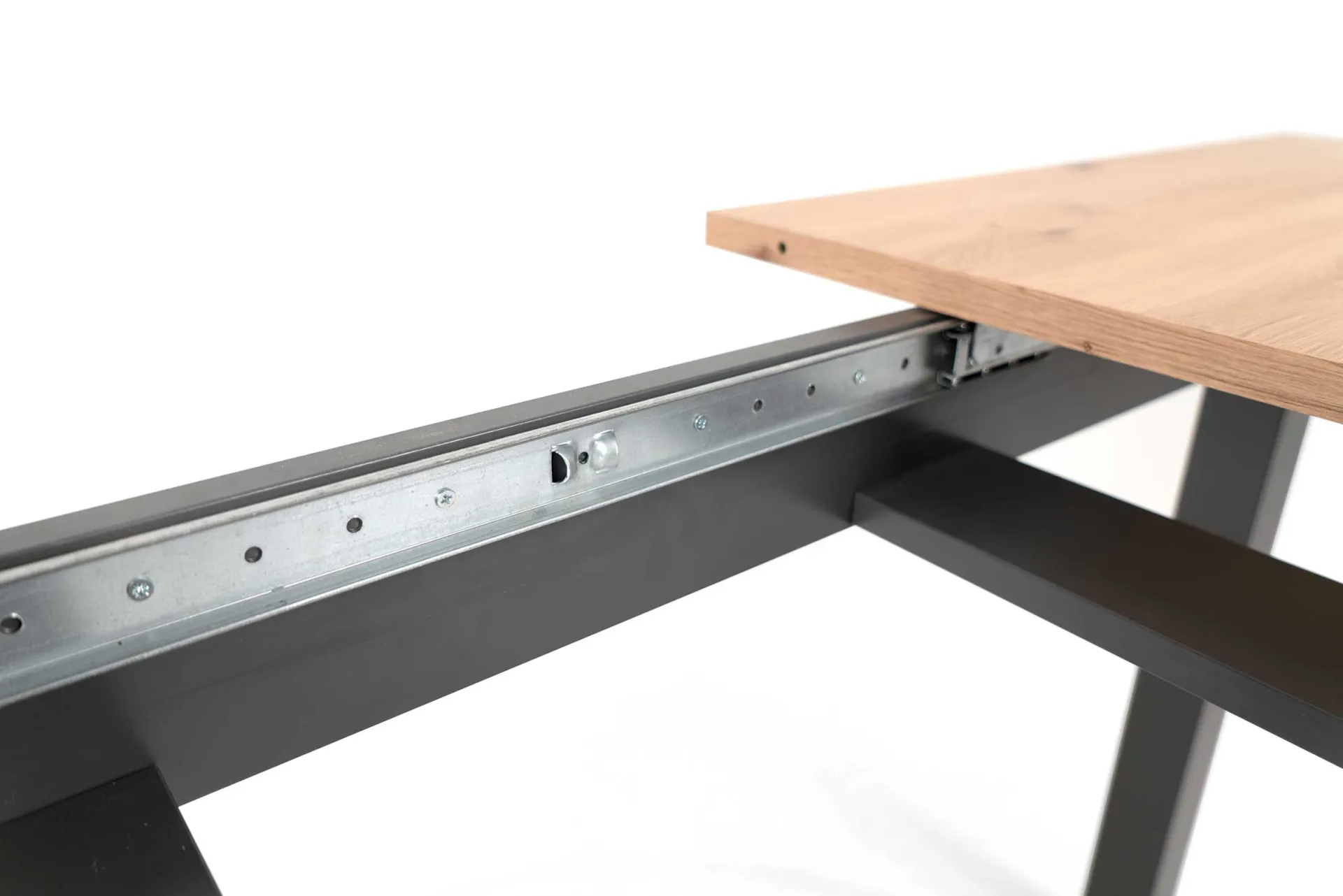 Finori Ausziehbarer Esstisch Damon 160/200x90 - Eiche/anthrazit