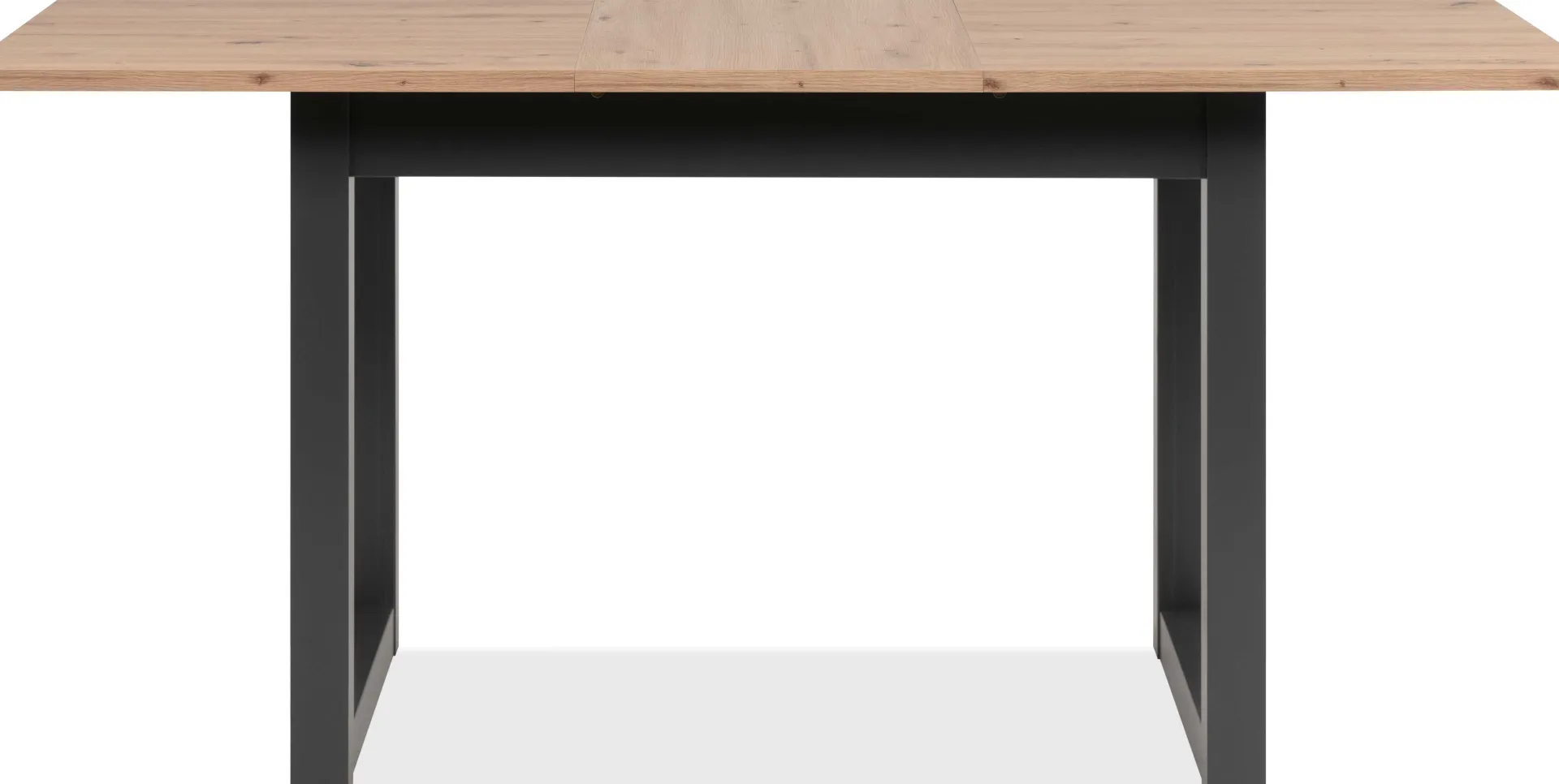 Finori Ausziehbarer Esstisch Damon 120/160x90 - Eiche/anthrazit