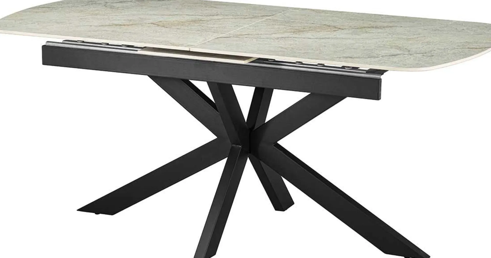 Rousseau Ausziehbarer Esstisch Hestia - 180/220x90x76cm - gesinterter Stein -