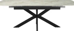 Rousseau Ausziehbarer Esstisch Hestia - 180/220x90x76cm - gesinterter Stein -