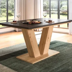Xonox Ausziehbarer Esstisch Motion Emob Artisan/Grau 150-190x76x90 cm