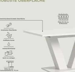 Xonox Ausziehbarer Esstisch Motion Emob - 150-190x90x76 cm