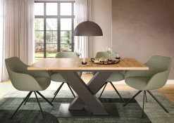 Xonox Ausziehbarer Esstisch Motion von Emob - Artisan/ Grau - 150-190x76x90 cm