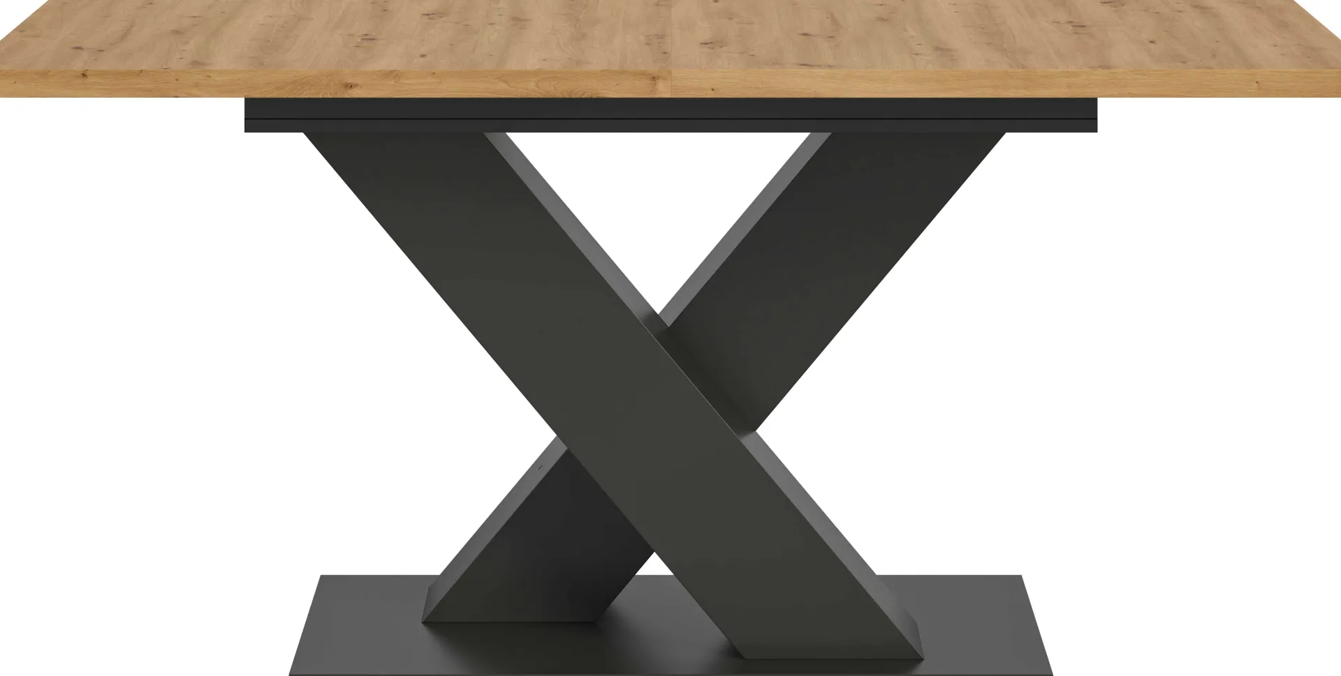 Xonox Ausziehbarer Esstisch Motion von Emob - Artisan/ Grau - 150-190x76x90 cm