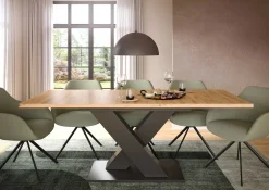 Xonox Ausziehbarer Esstisch Motion von Emob - Artisan/ Grau - 150-190x76x90 cm