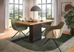 Xonox Ausziehbarer Esstisch Motion Emob - Grau/Artisan - 150-190x76x90 cm