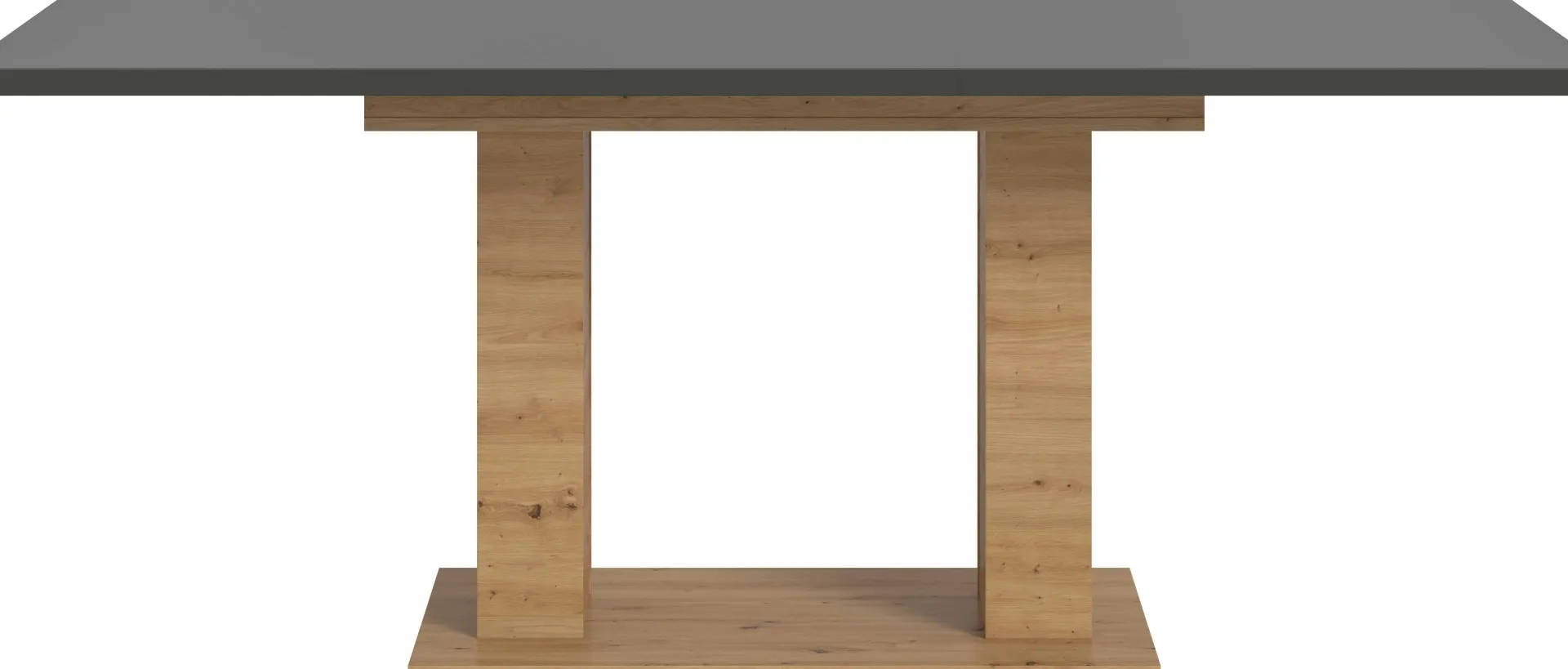 Xonox Ausziehbarer Esstisch Motion Emob - Artisan Holz & Grau - 150-190x76x90 cm