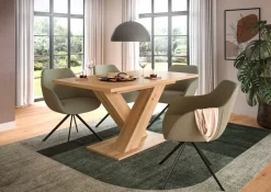 Xonox Ausziehbarer Esstisch Motion Emob - Artisan Finish - 150-190x76x90 cm - Natur