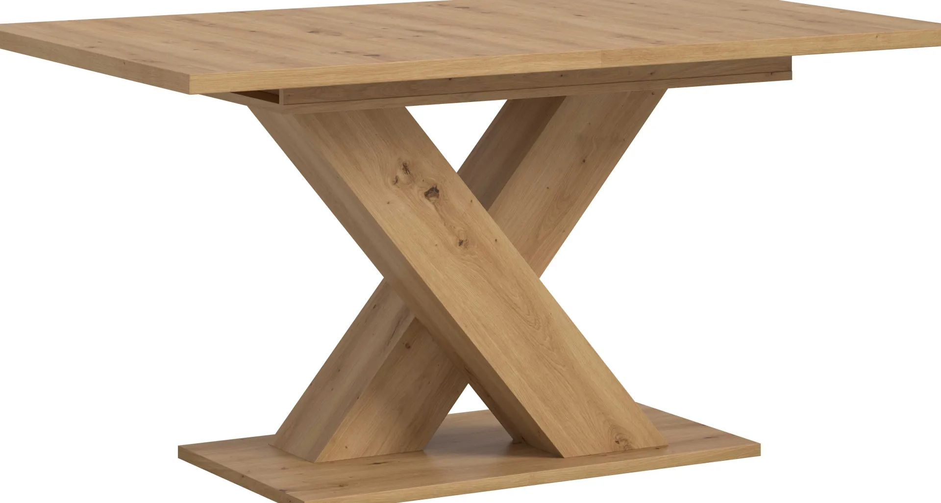 Xonox Ausziehbarer Esstisch Motion Emob - Artisan Finish - 150-190x76x90 cm - Natur