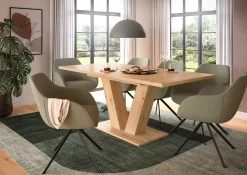Xonox Ausziehbarer Esstisch Motion Emob in Artisan Natur 150-190x76x90 cm