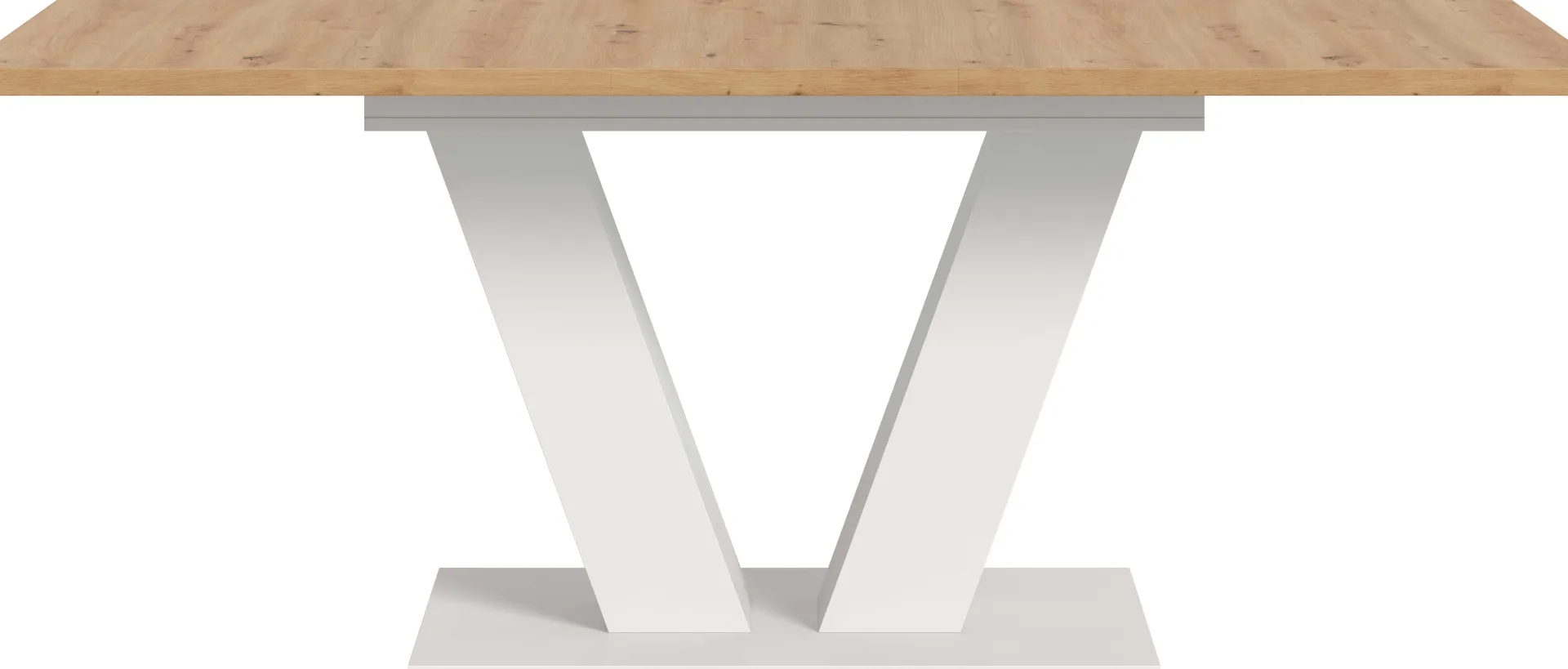 Xonox Ausziehbarer Esstisch Motion Emob - Artisan/Weiß - 150-190x76x90 cm