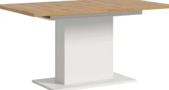 Xonox Ausziehbarer Esstisch Motion Emob - FSC-Holz, 150-190x76x90 cm, weiß/artisan