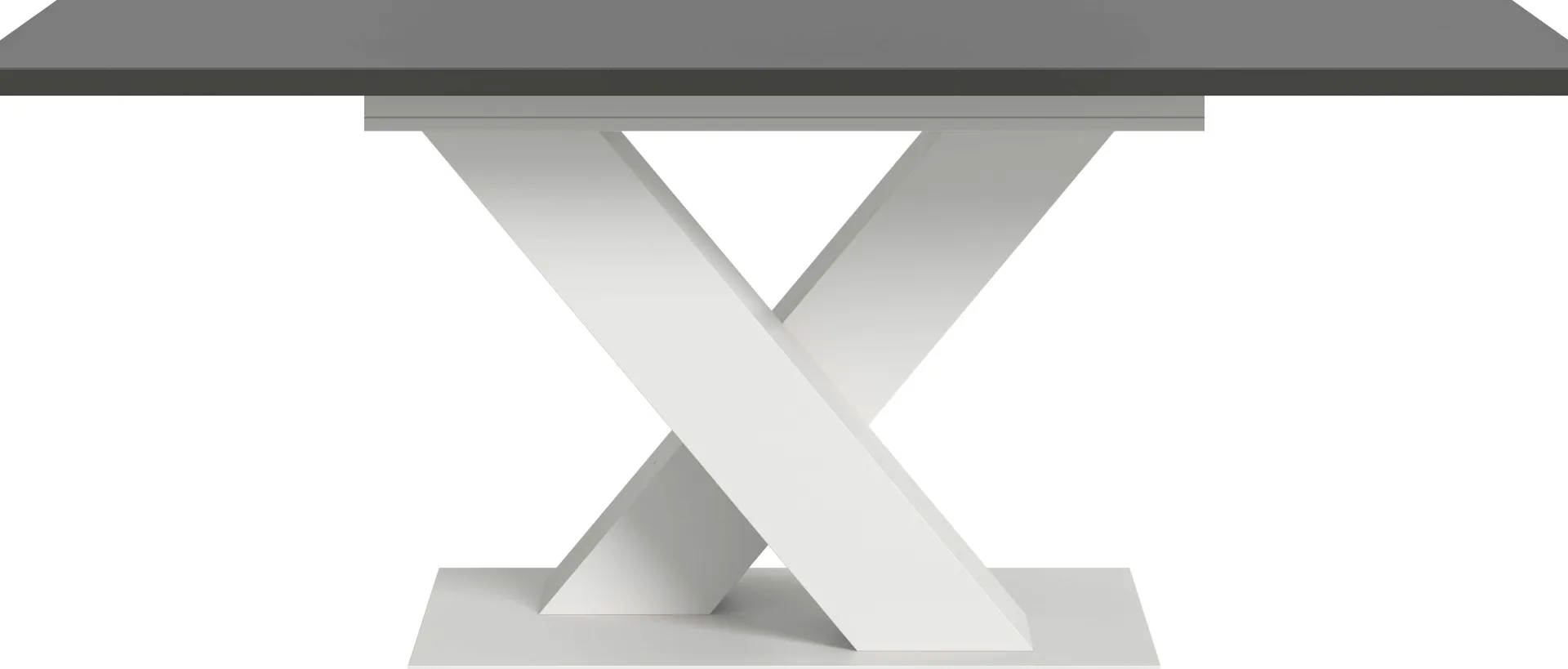 Xonox Ausziehbarer Esstisch Motion Emob - Weiß-Grau - 150-190x76x90 cm