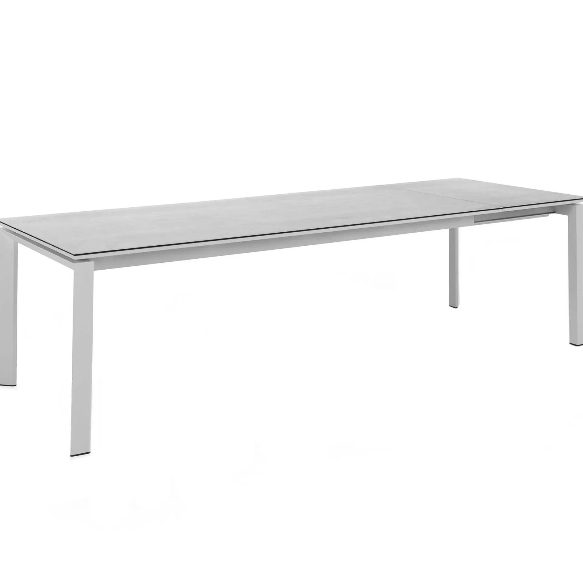 Gescova Ausziehbarer Gartentisch Bettini 180/240 - Aluminium & Keramik - /Grau