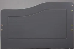 Ausziehbares Bett Leonie | 207 x 96,5 x 62 cm | 100% Melamin beschichtet | Farbe: Dunkelgrau